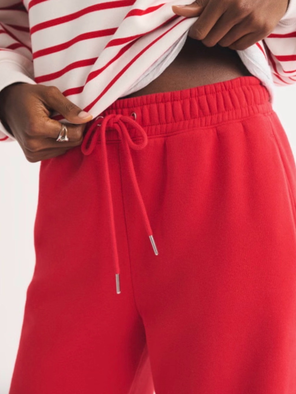 Abercrombie & Fitch Vivid Red Matching Set - Picture 3 of 8